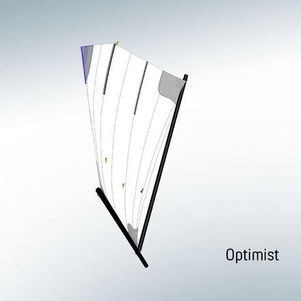 OPTIPARTS Regatta Baum Protestflagge für Optimist Opti Laser neu 